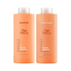 WELLA - - Invigo Nutri Enrich Shampoo 1l y Acondicionador 1l