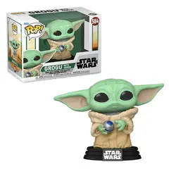 FUNKO - Pop Star Wars - Baby Yoda Grogu with Armor