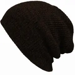 KAST PE - Beanie Clásico chullo Jaspeado Unisex - Marron