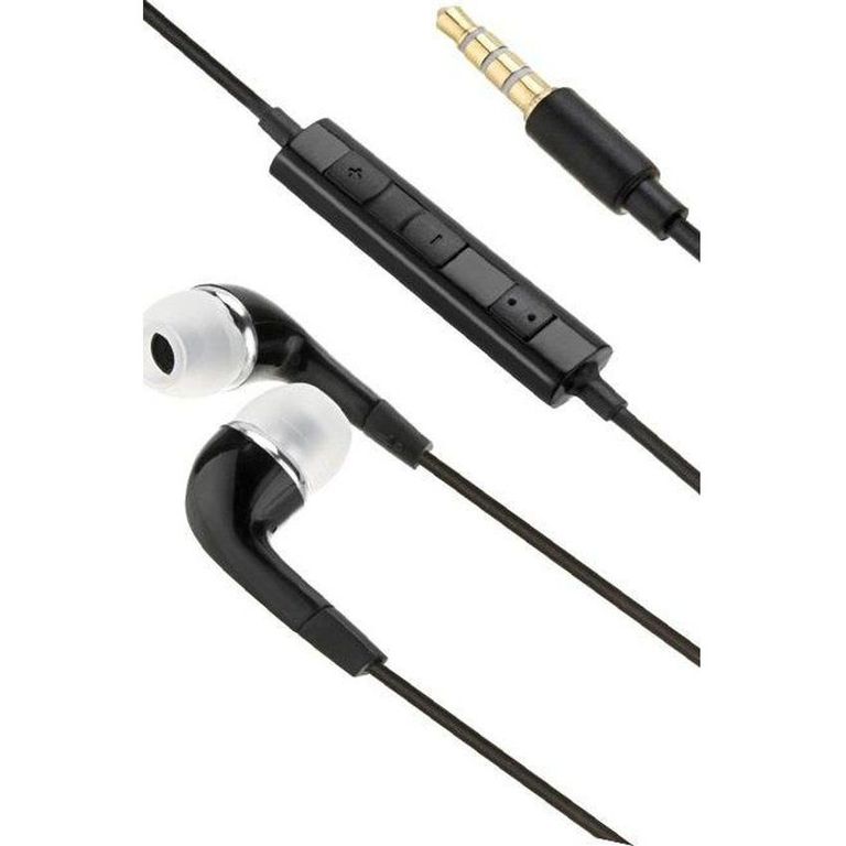 Audífonos Original Jack 3.5 mm Con Control de Volumen - Negro
