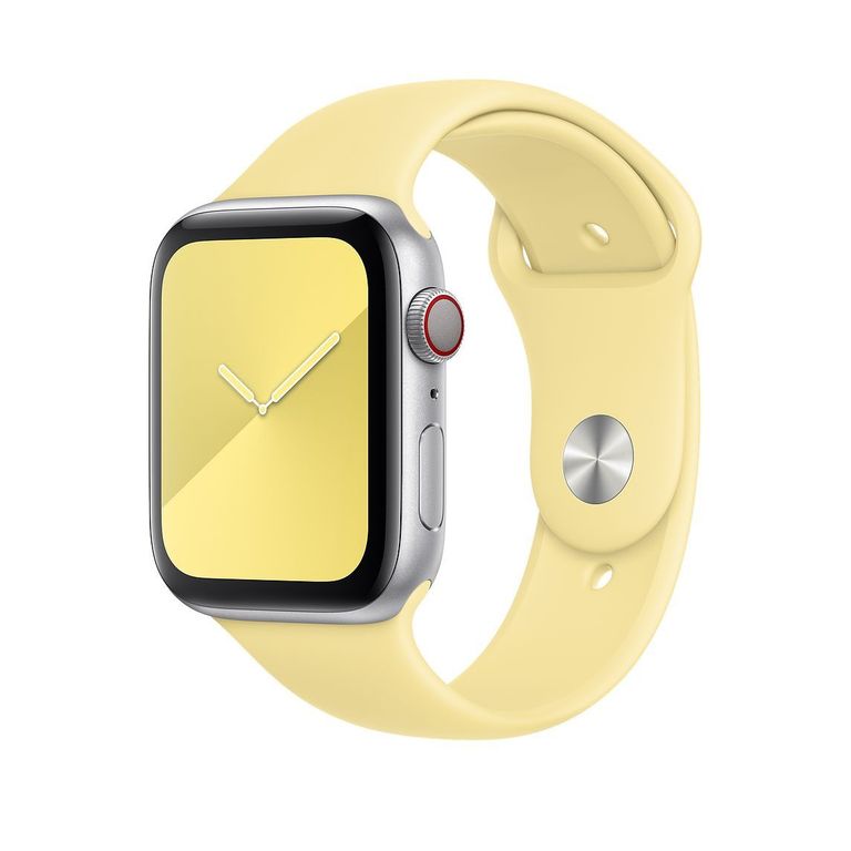 Correa Silicona para APPLE WATCH 49mm - 45mm - 44mm - 42mm - Amarillo