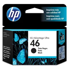 HP - CARTUCHO DE TINTA 46 NEGRO (CZ637AL) ORIGINAL