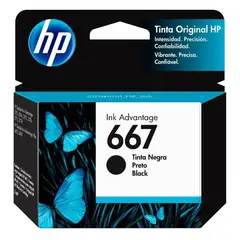 HP - CARTUCHO DE TINTA 667 NEGRO (3YM79AL) ORIGINAL