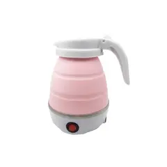 LH ELECTRONIC - Hervidor Plegable 600ml Eléctrico De Silicona ROSADO