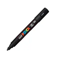 POSCA - Marcador PC-5M Negro