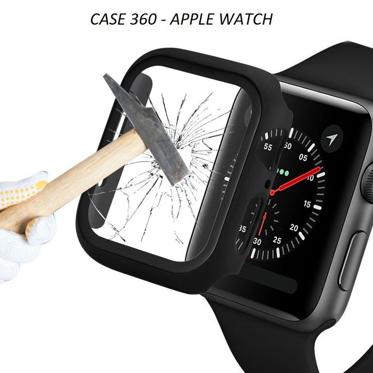 Case Funda 360 para Apple Watch 44mm - Negro