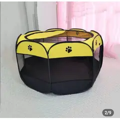 GENERICO - Corral Plegable Jaula Portatil Mascotas Perro Gato -Talla S