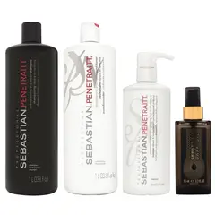 SEBASTIAN - Shampoo 1000ml +Conditioner +Mascarilla +Dark Oil Penetraitt