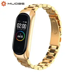GENERICO - Correa de metal compatible con xiaomi mi smart band 7 - dorado