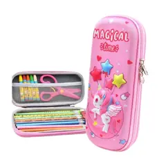 GENERICO - Cartuchera escolar modelo 3d para niñas