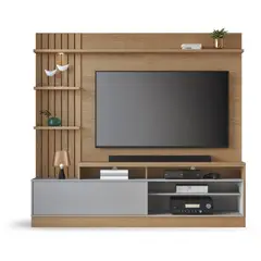 PAZART MUEBLES - CENTRO DE ENTRETENIMIENTO PANEL SPLIT FREIJO 65
