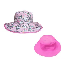 BANZ - SOMBREROS DE SOL REVERSIBLES GATO ROSADO
