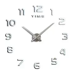 GENERICO - Reloj 3D Grande Modelo Europeo con Relieve Sala - Cocina - Comedor