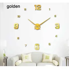 GENERICO - Reloj 3D Grande Modelo Europeo con Relieve Sala - Cocina - Comedor