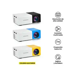 GENERICO - Proyector Portatil Mini Led 1080HD Compatible Laptop - PC por HDM
