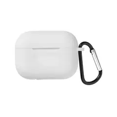 GENERICO - Case Protector de Silicona para Audífonos AirPods 3 de Apple - Blanco