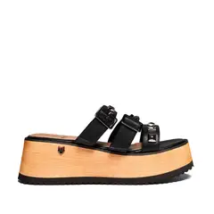GOTTA - Sandalia Plataforma Negra Mujer 15282