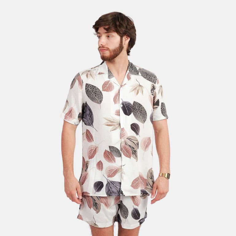 Camisa manga corta hombre