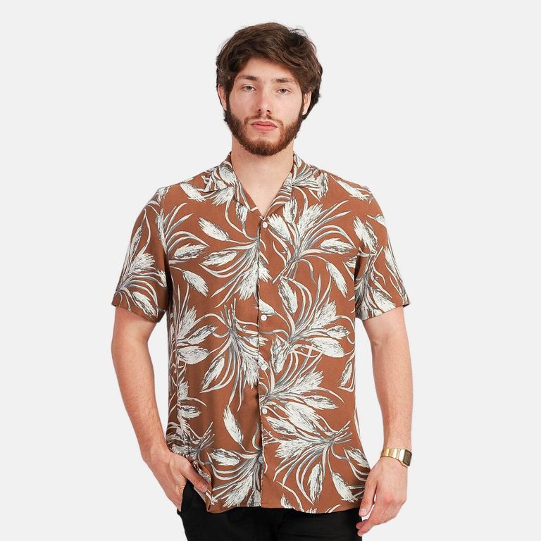 Camisa manga corta hombre