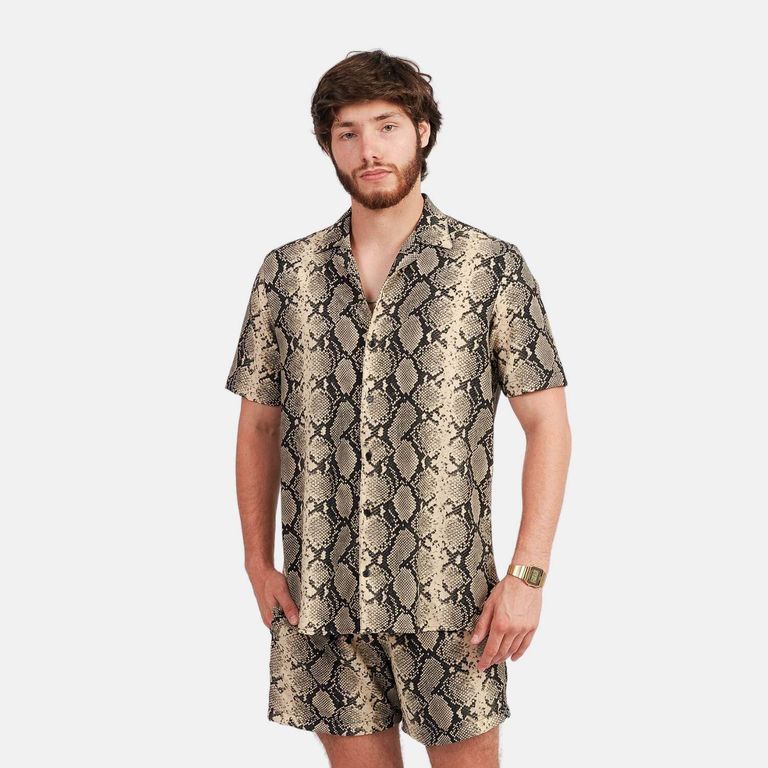 Camisa manga corta hombre