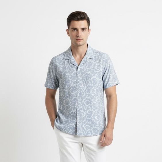 Camisa manga corta hombre