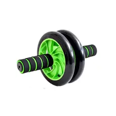 RISUTIMPORT - Rueda abdominales two verd resistente + tapete