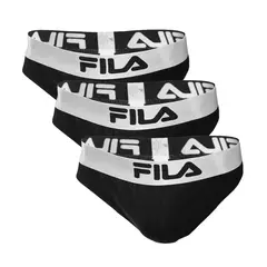 FILA - Pack x3 Trusa Hombre Negro