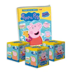 EDITORIAL BERLIN - Peppa Pig, 1 Álbum Tapa Blanda + 3 Cajitas (150 Sobres)