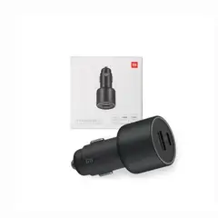 XIAOMI - Cargador de Auto 100W Carga rápida USB-C Dual Negro