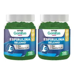 GENERICO - Espirulina Para Adultos Gomitas Sottcor 100Gr Chicle x2