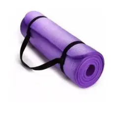 GENERICO - Mat yoga 15 mm con sujetador-morado
