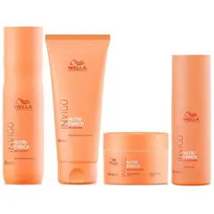 WELLA - Shampoo + Conditioner + Mascarilla + Bálsamo Invigo Nutri Enrich