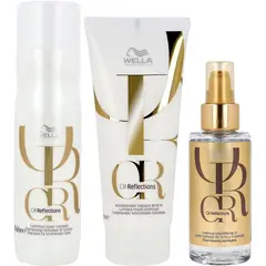 WELLA - Shampoo 250ml + Acondicionador + Aceite Oil Reflections