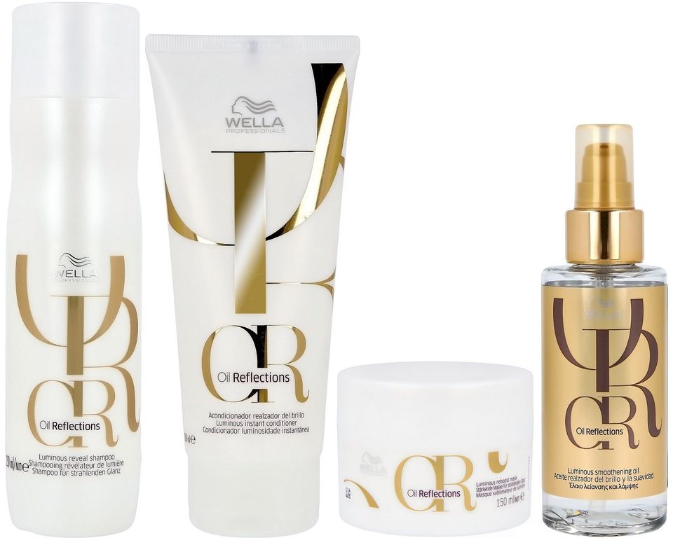 Shampoo 250ml + Conditioner + Mascarilla +Aceite Oil Reflections