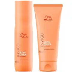 WELLA - Shampoo 250ml + Acondicionador 200ml Invigo Nutri Enrich