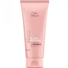 WELLA - Acondicionador para Cabello Rubio Invigo Blonde Recharge 200ml