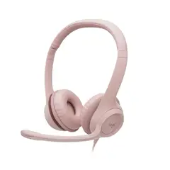 LOGITECH - AUDIFONO H390 USB NOISE CANCELLING ROSE 981-001280