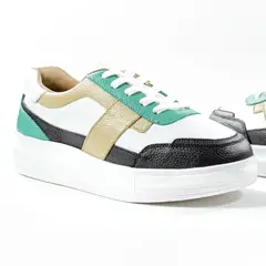 GLINT - Zapatillas urbanas de cuero mujer 48005