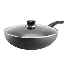 RECORD - Sartén Wok con Tapa 26 cm