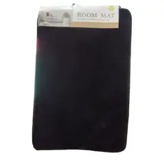 GENERICO - Alfombra piso para dormitorio baño sala azul oscuro 50 x 80 cm.