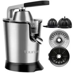 TAURUS - Exprimidor de Naranja 300 Watts a Palanca - Acero Inoxidable