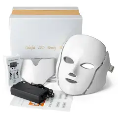 GENERICO - MASCARA LED 7 COLORES - FOTOTERAPIA ACNE ANTIAGE