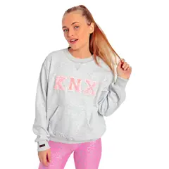 KINETIX - Polera Casual Fuzzy Franela Melange Mujer