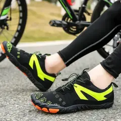 AQUA&MODA - Zapatillas de ciclismo aquamoda Unisex HB1ARA Raya amariila - Negro.