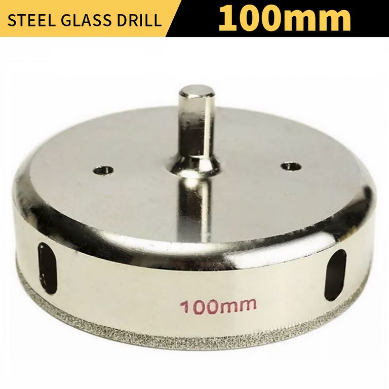 Broca Diamantado 100mm Perforar Vidrio Mayolica Porcelanato