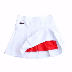KINETIX - Falda Short Deportiva Plisada Betta Rojo Mujer