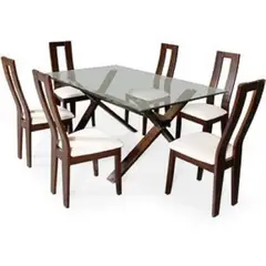 MOBILIARI - Juego De Comedor 6 Sillas Ruben Blanco