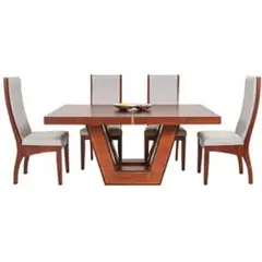 MOBILIARI - Juego De Comedor 6 Sillas Sony Ii Blanco