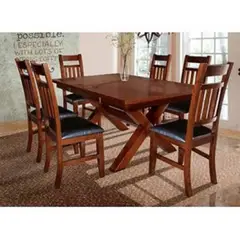 DMUEBLES - Juego De Comedor 6 Sillas Liverpool Negro.