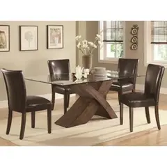 MOBILIARI - Juego De Comedor 4 Sillas Young Marron